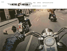 Tablet Screenshot of metricmotion.ro